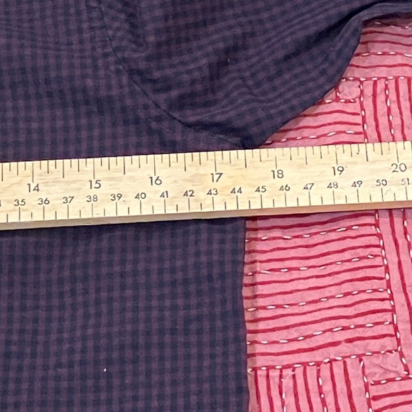 Lauren Ralph Lauren teen boys size 14  burgundy red Plaid Shirt - Picture 7 of 13